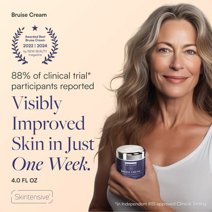 SKINTENSIVE Specialized Frágil Skin Crema hidratante para piel fina – Fórmula hidratante para uso diario en cara, manos y cuerpo – Con vitaminas A, C y E y árnica – 4 onzas [El embalaje puede variar]